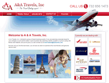 Tablet Screenshot of a2travels.com